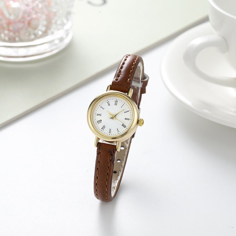 Women's Simple And Compact Alloy Belt Watch - Urban Mart